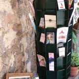 Old Ravel turnstile display seed sachets