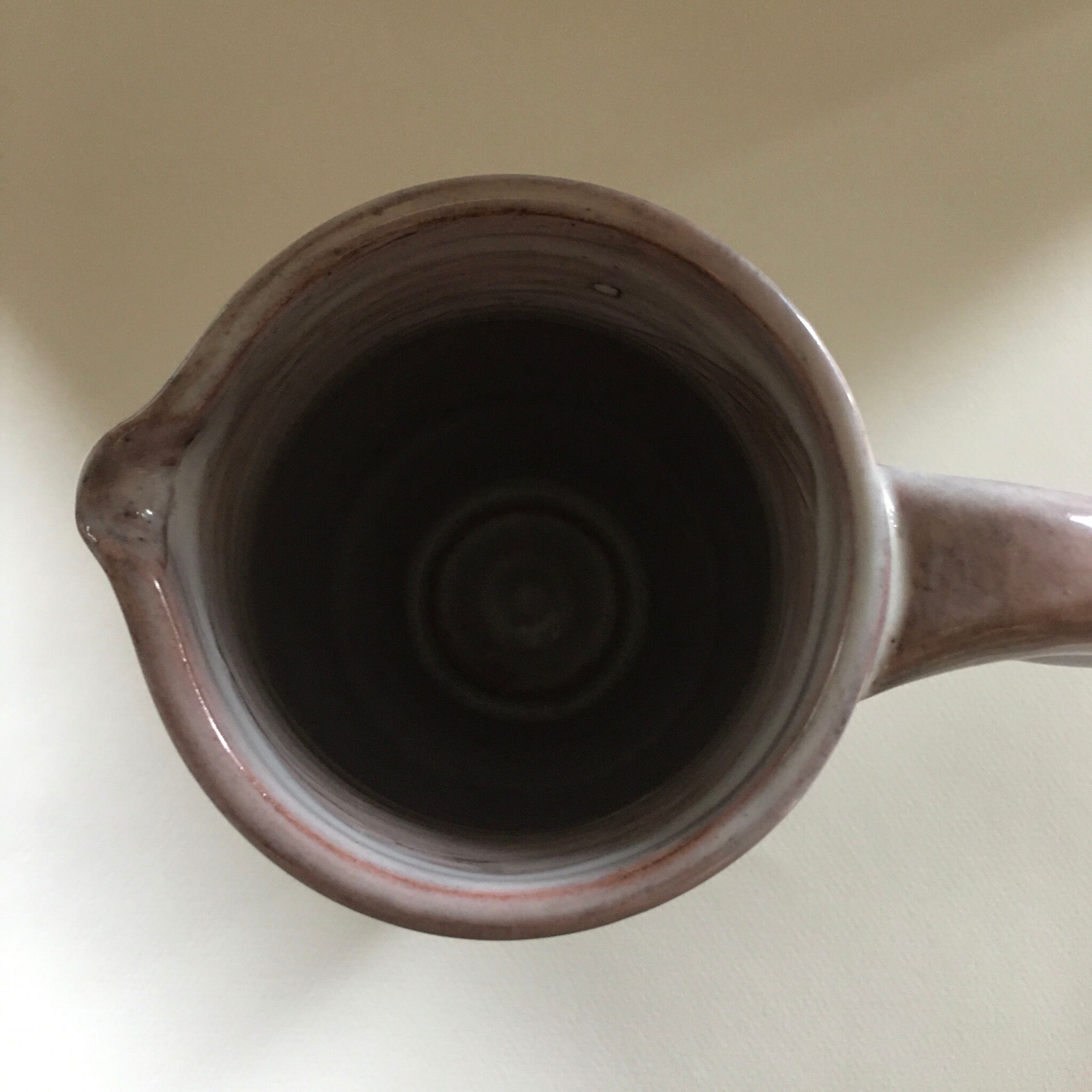 Ceramic pitcher of the Cloutier brothers