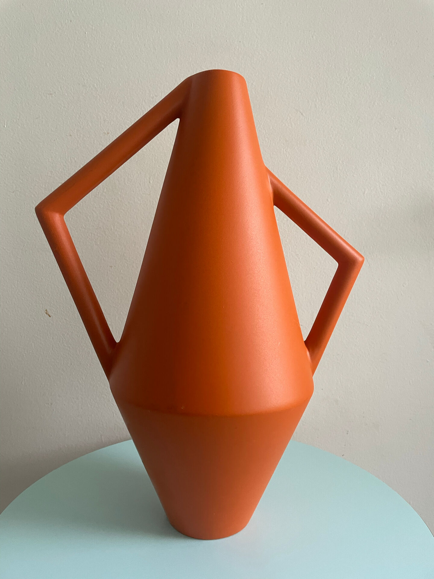Large "Kora" vase by Studiopepe for Atipico – Orange ceramic