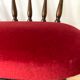 Paire de chaises en velours années 60-70