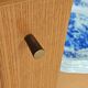 Antique high television cabinet, dresser cupboard by Drevotex Zamberk.