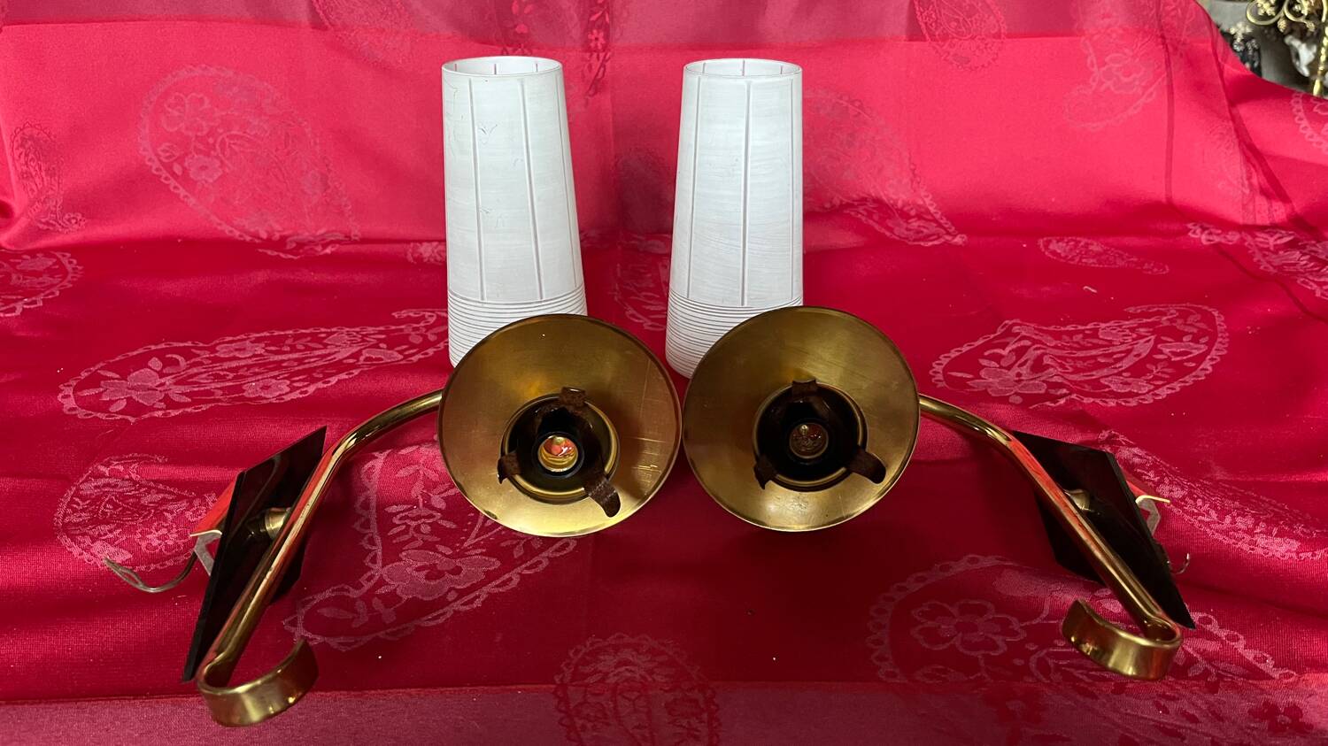 Pair of wall lights 1950