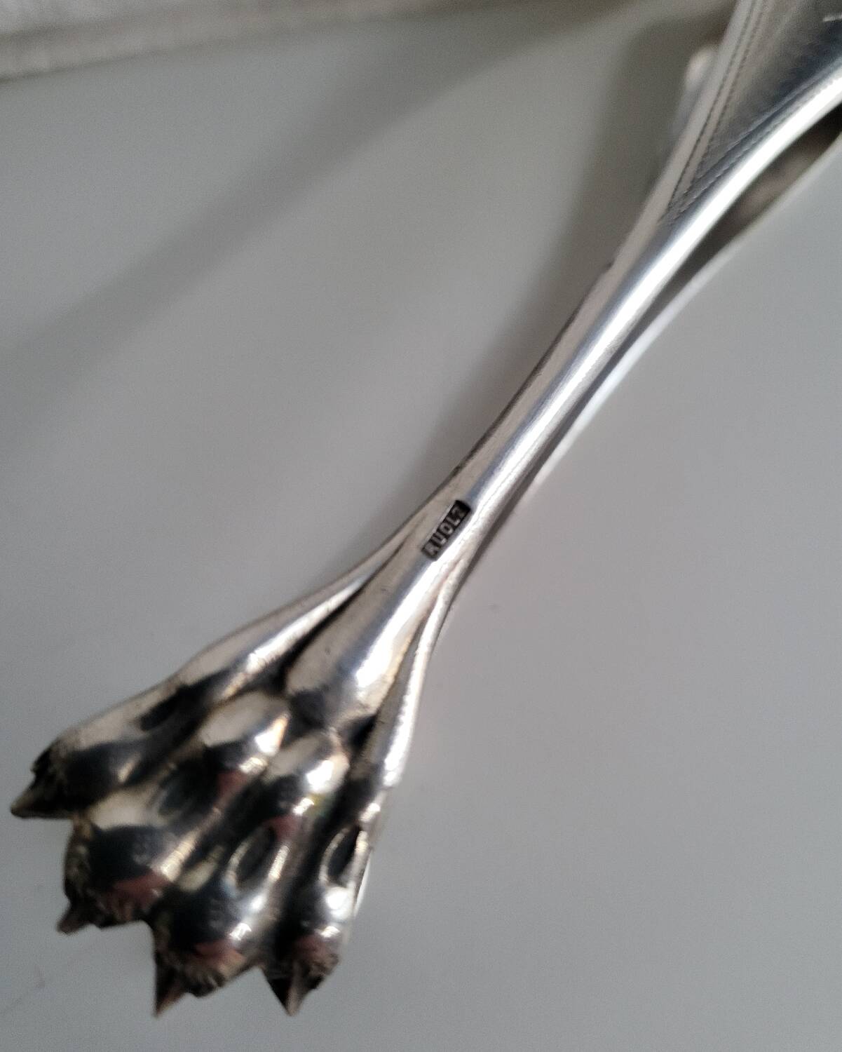 Silver-Plated Sugar Tongs Ruolz