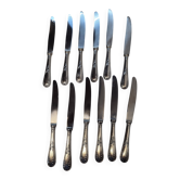 12 silver-plated knives