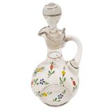Carafe à liqueur en cristal émaillé