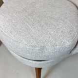 Mid-Century Modern Pair of Armchairs, Austro-Hungarian, 1960s - New Upholstery