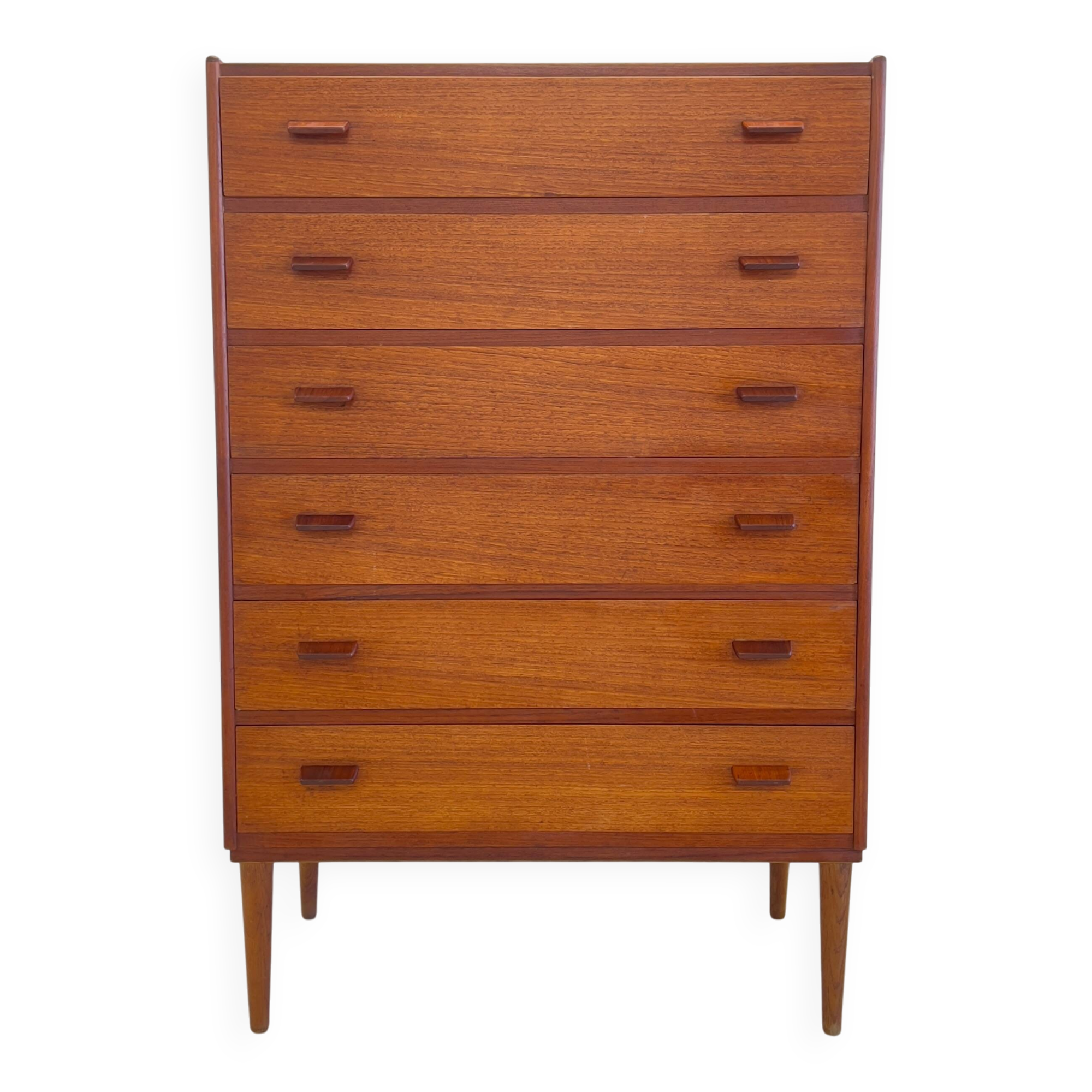Poul Volther Teak Chest Of Drawers, 1950s.
