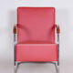Red Mucke Melder armchair - 1930s Czechia