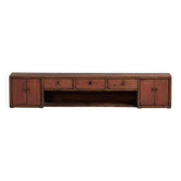 Meuble ancien à patine rouge (c.1900)