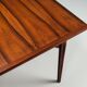 Arne Vodder large dining table in rosewood model 201 Sibast Denmark 1960