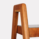 Table d'appoint tchèque en bois pour Krasna Jizba