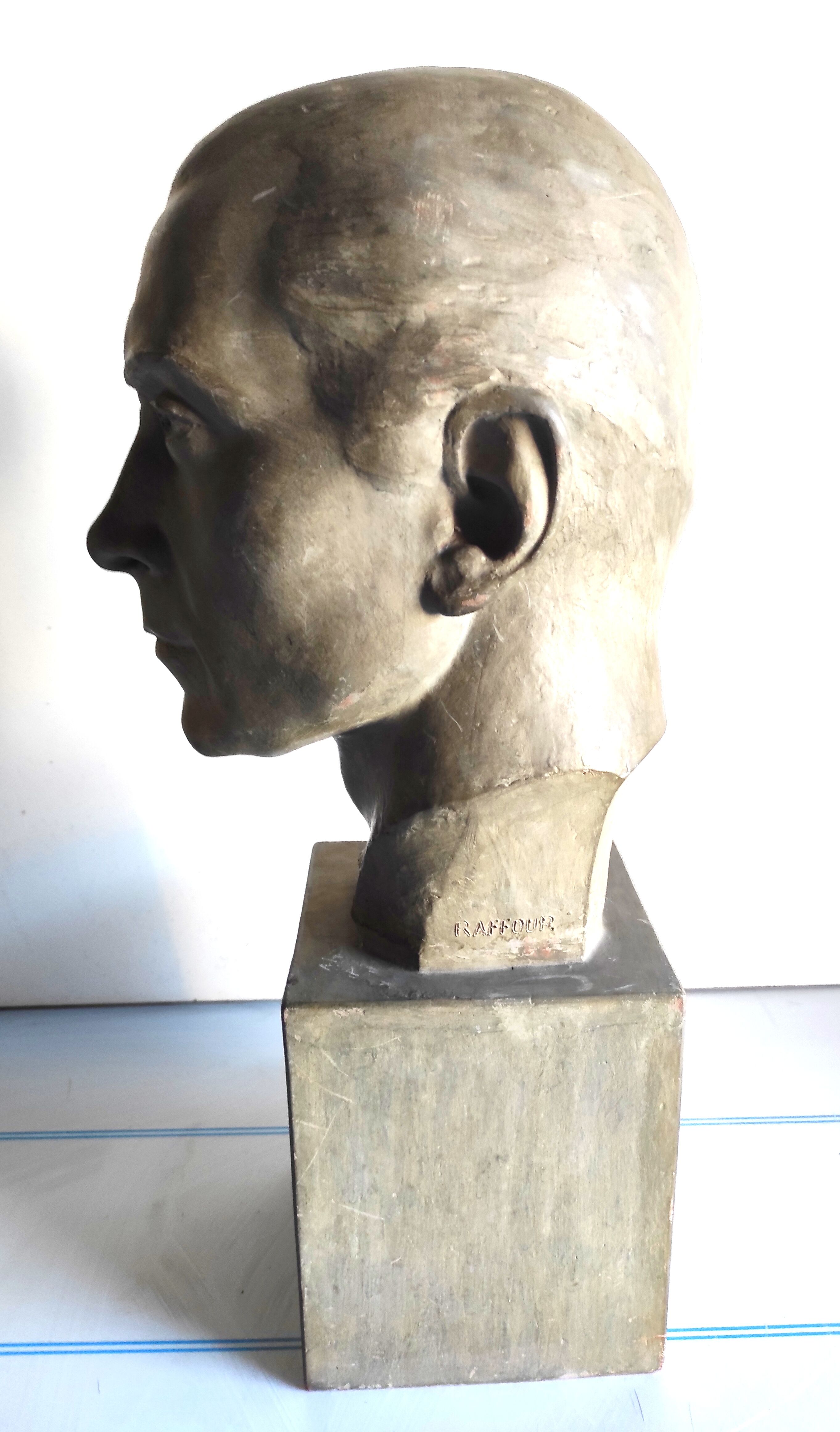 Terracotta bust