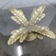 Regency coffee table with faceted glass top