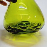 Carafe Italienne Vintage En Verre Vert