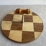 Straw marquetry presentation tray
