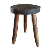 Wooden milking stool