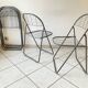 2 folding chairs Äland IKEA design Niels Gammelgaard vintage 90s