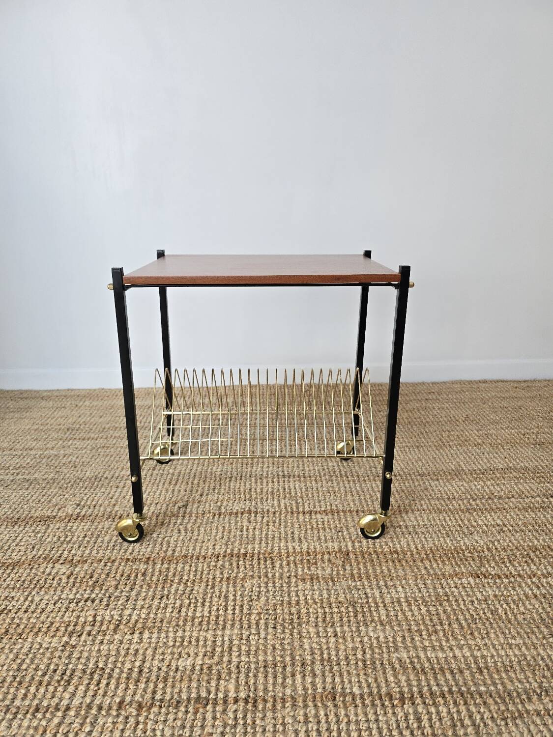 60s vinyl record trolley