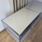 USM Haller TV unit in Light Grey