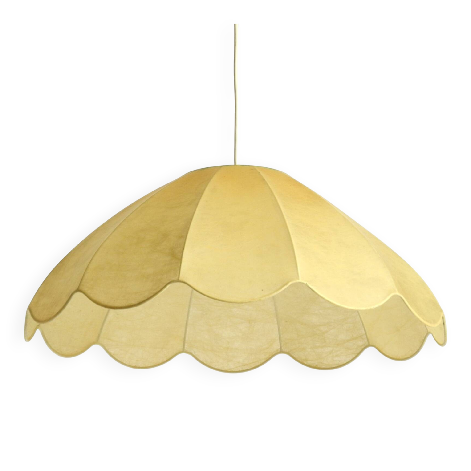 60er XL Cocoon pendant lamp in very good original vintage condition