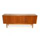 Walnut Enfilade, Möbelfabriken Linden, Sweden, 1960