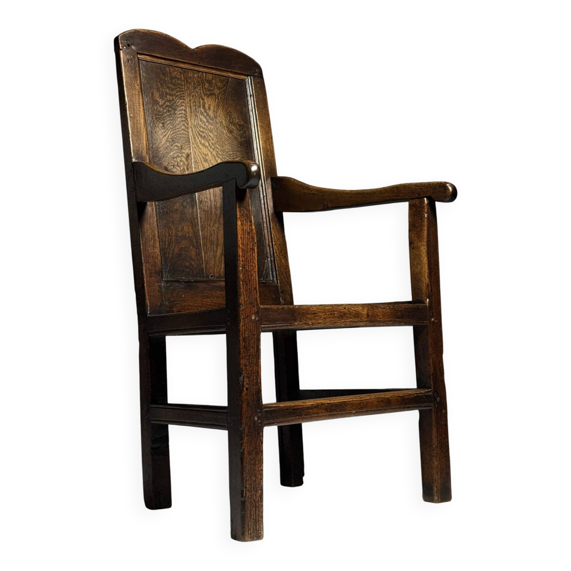 Chaise anglaise en chêne, 1650-1670