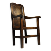 Chaise anglaise en chêne, 1650-1670