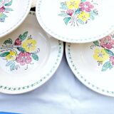 12 old flat plates
