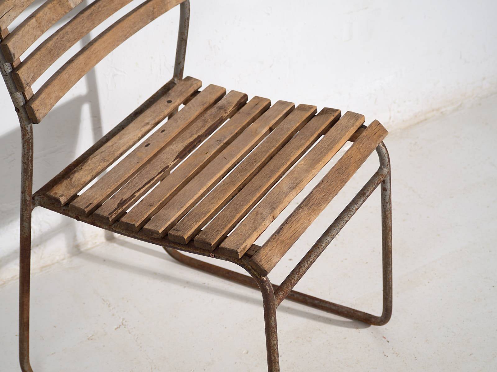 Chaises de jardin anciennes (c.1920). Ensemble de 2 pièces n°7