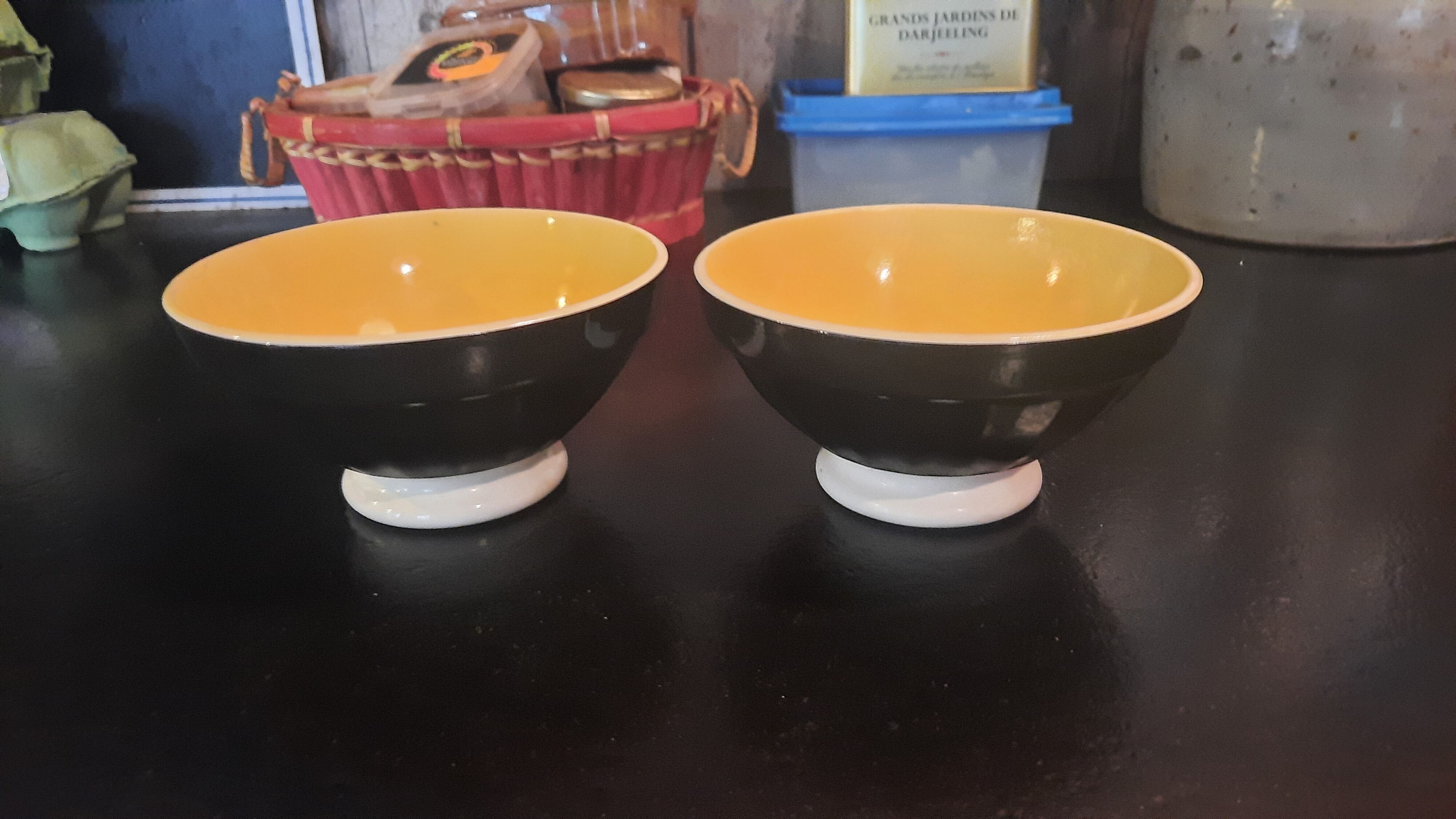 2 digoin bowls