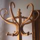 Parrot bistro umbrella coat rack Fischel 8 curved wood hooks