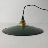 Industrial enamel pendant lamp