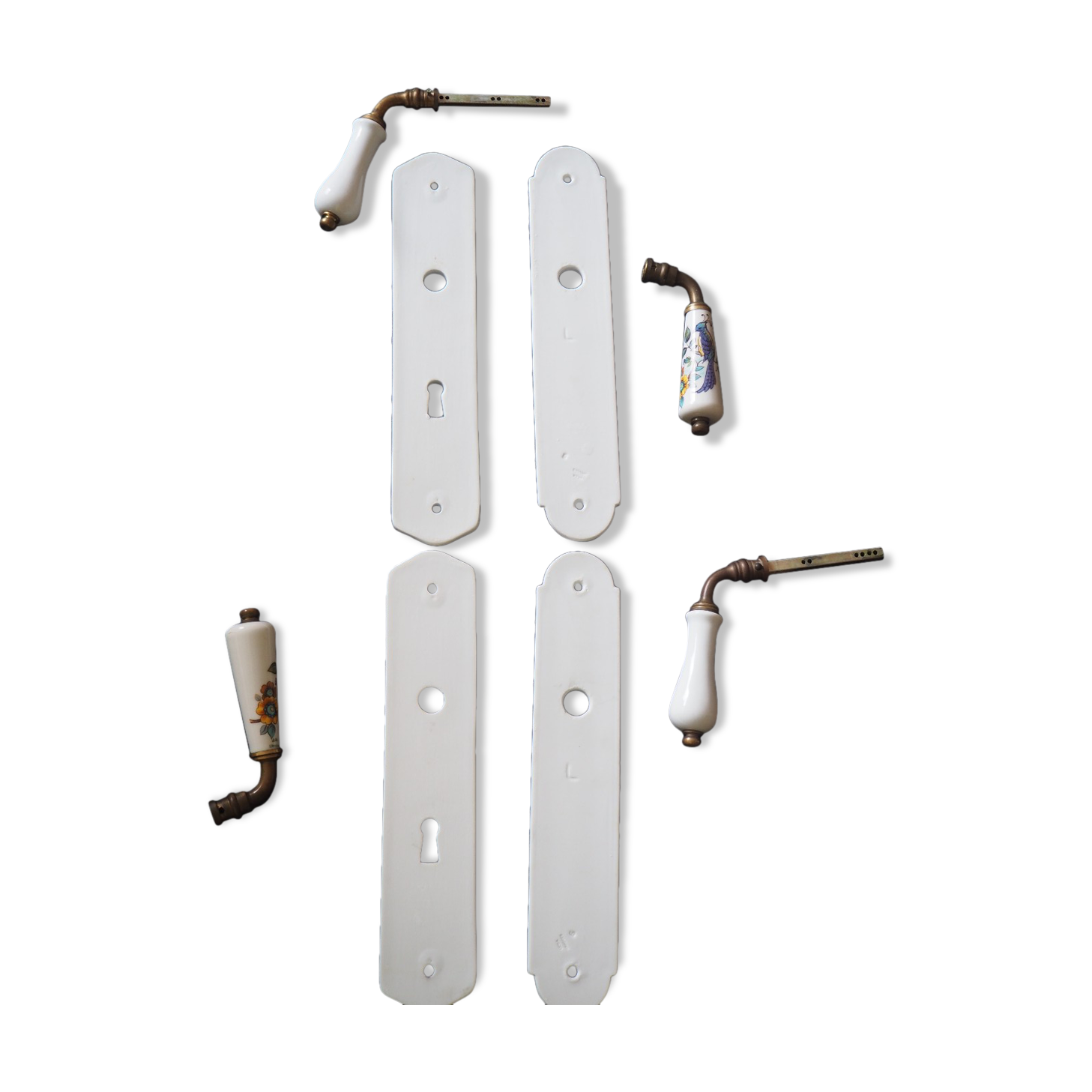 Limoges porcelain handles