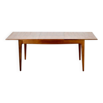 Midcentury Extending Table In Afromosia By A. Younger.