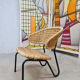 Midcentury Dutch design rattan easy chair Dirk van Sliedregt Gebr. Jonkers