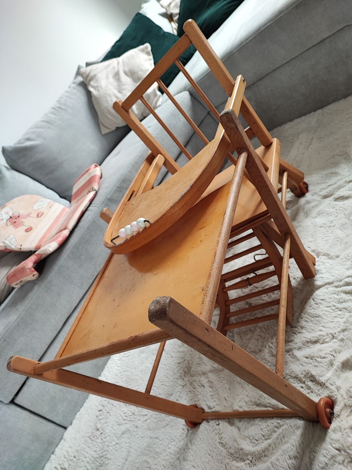 Chaise haute bois combelle