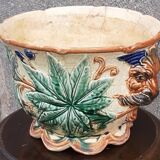 19th-century earthenware cachepot