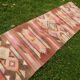 Vintage Turkish hallway rug 78x298 cm