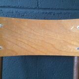 Lot of 2 vintage school chairs