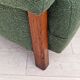 1960s, scandinavian design, restored high-back recliner, oak wood.