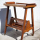 Wooden service on wheels