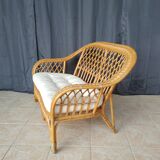 Rattan bench