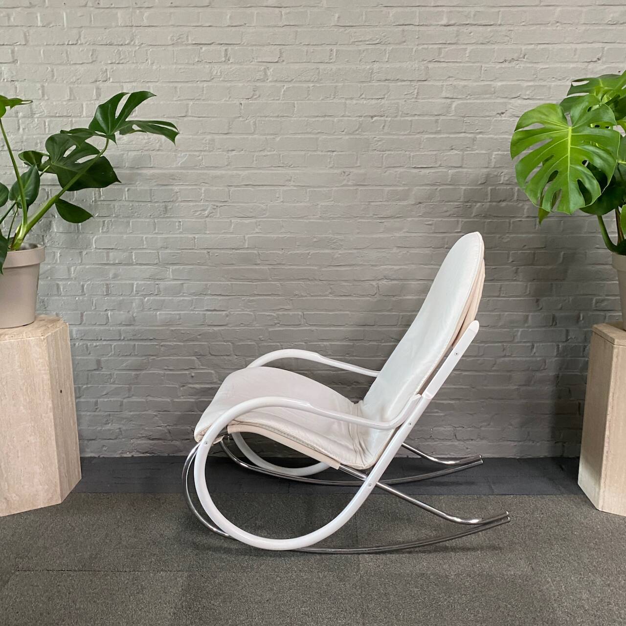 'nonna' rocking chair by paul tuttle for strässle int. (wk wohnen)- 1970's