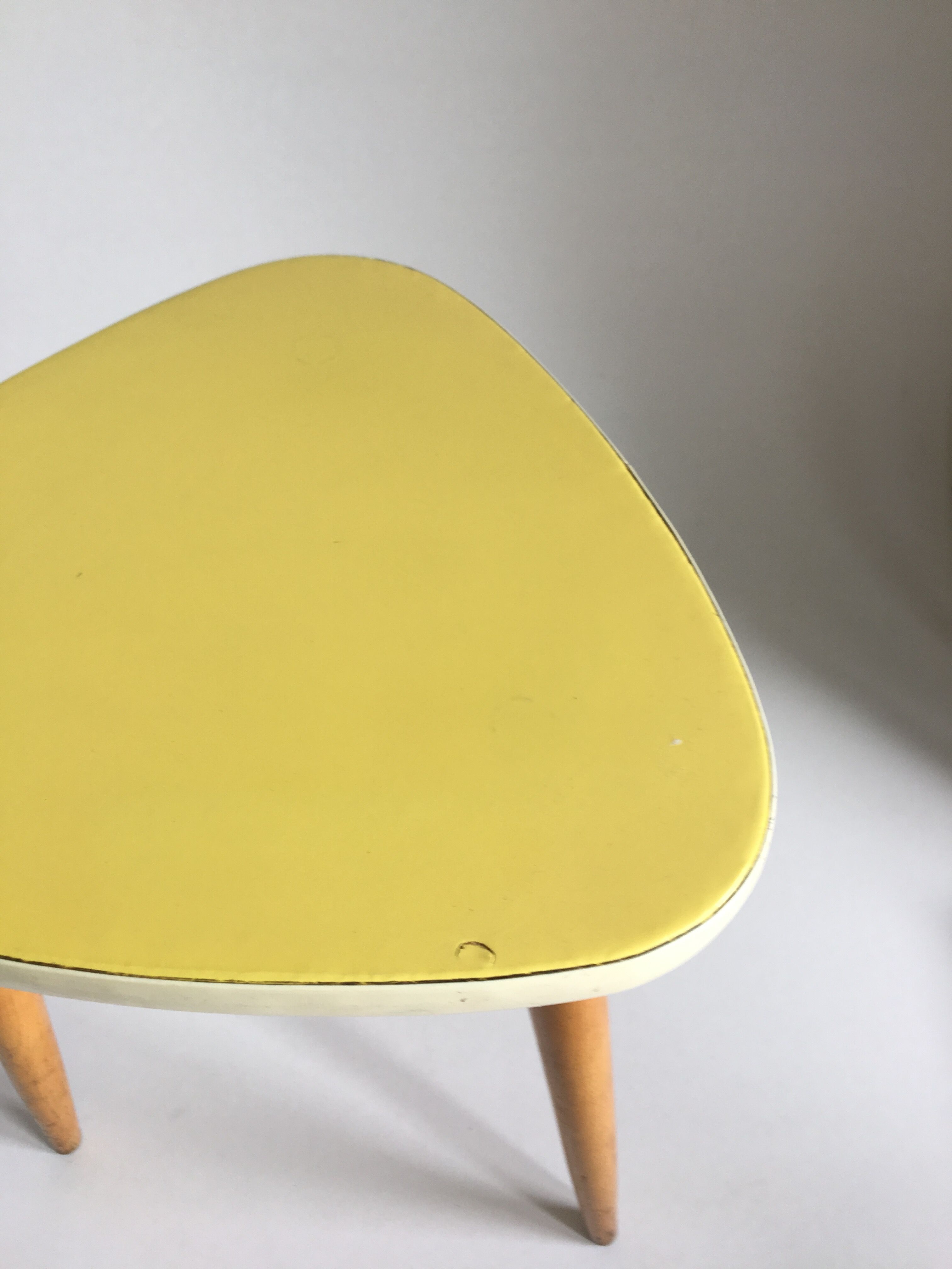 Yellow stool, 1960s
