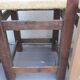 Lot de 4 tabouret corde vintage