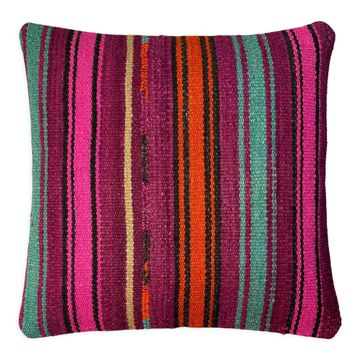 Housse de coussin Kilim turc vintage 40x40cm