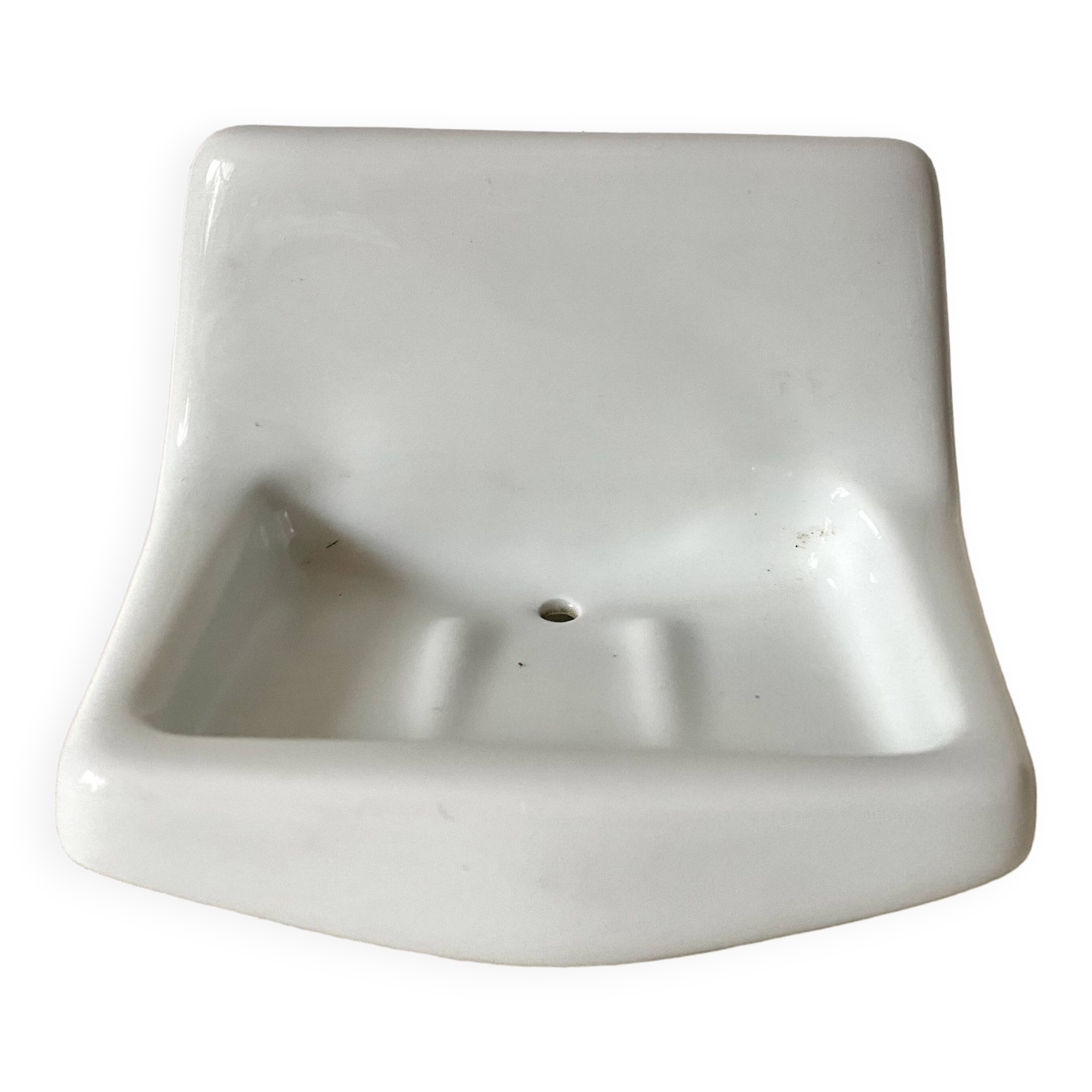 Wall soap dish in Limoges porcelain