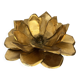 70s gold lotus wall light