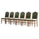 Vintage Danish Oak Dining Chairs, Henning Kjærnulf Style, 1960s, Set of 6