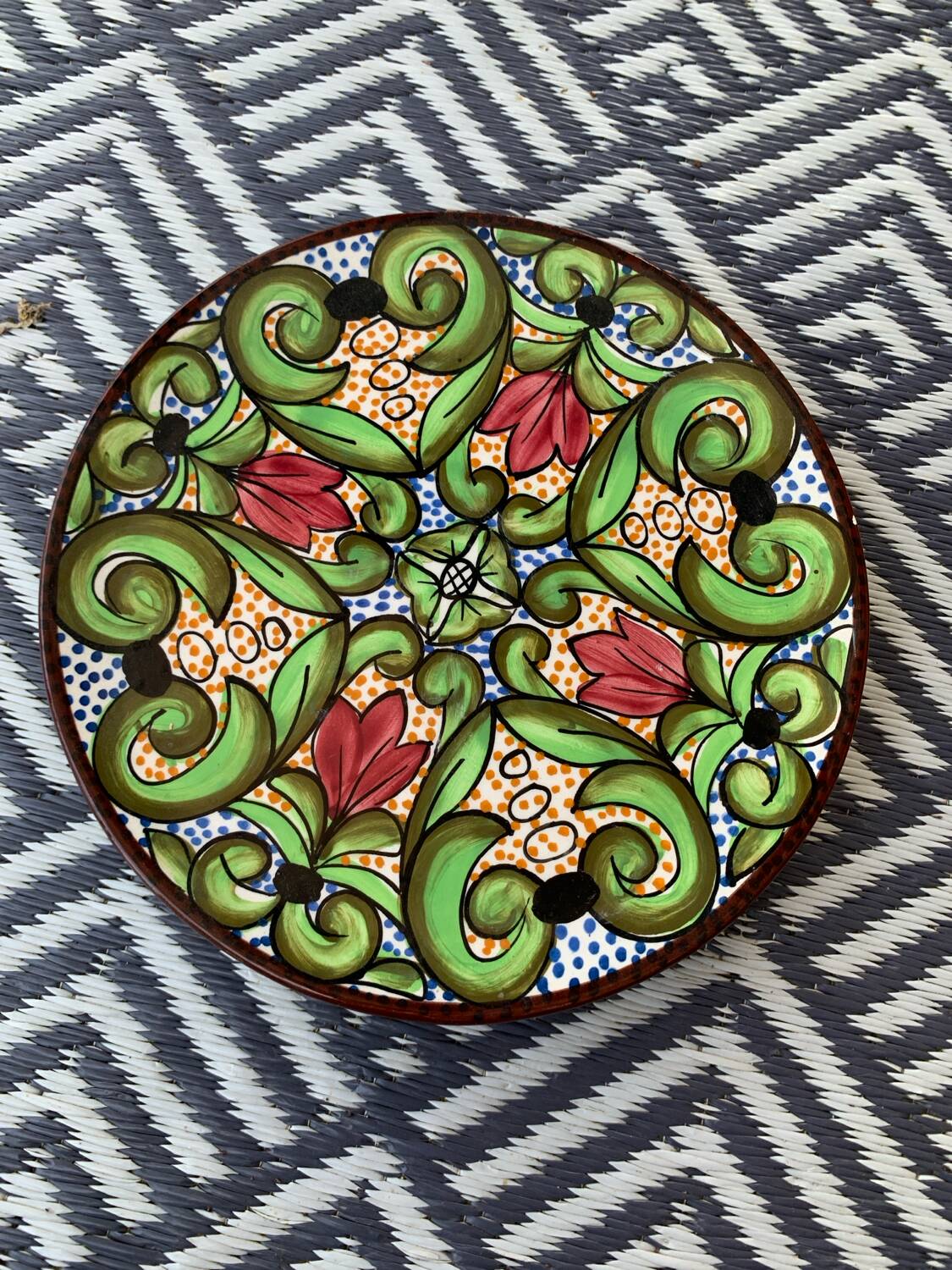 Emilio Crespo decorative plate